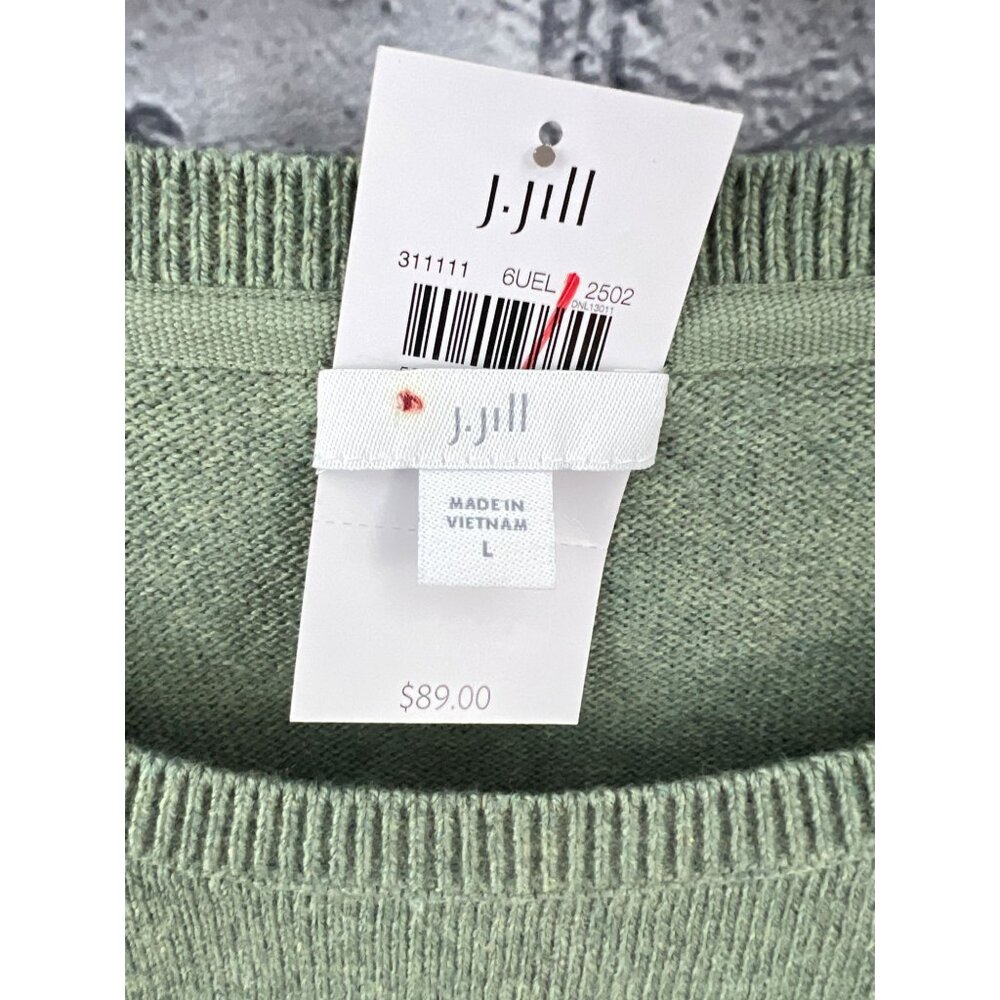 J.Jill Womens Sweater Knit Pullover Long Sleeve Cozy Casual Fall Winter Size L - Picture 2 of 6
